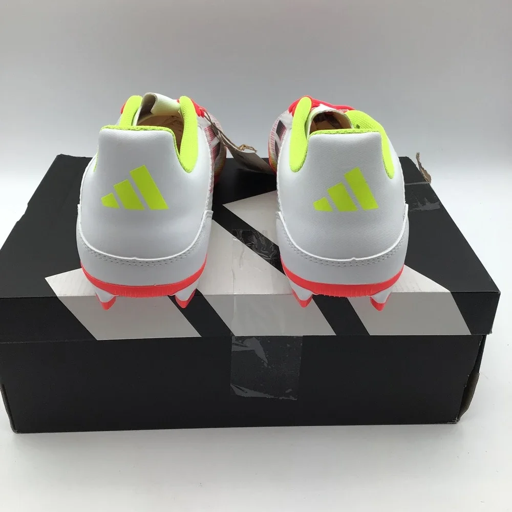 Adidas F50 Club FG MG Soccer Cleats White Neon Orange IE1243 Men Size 11‎ New